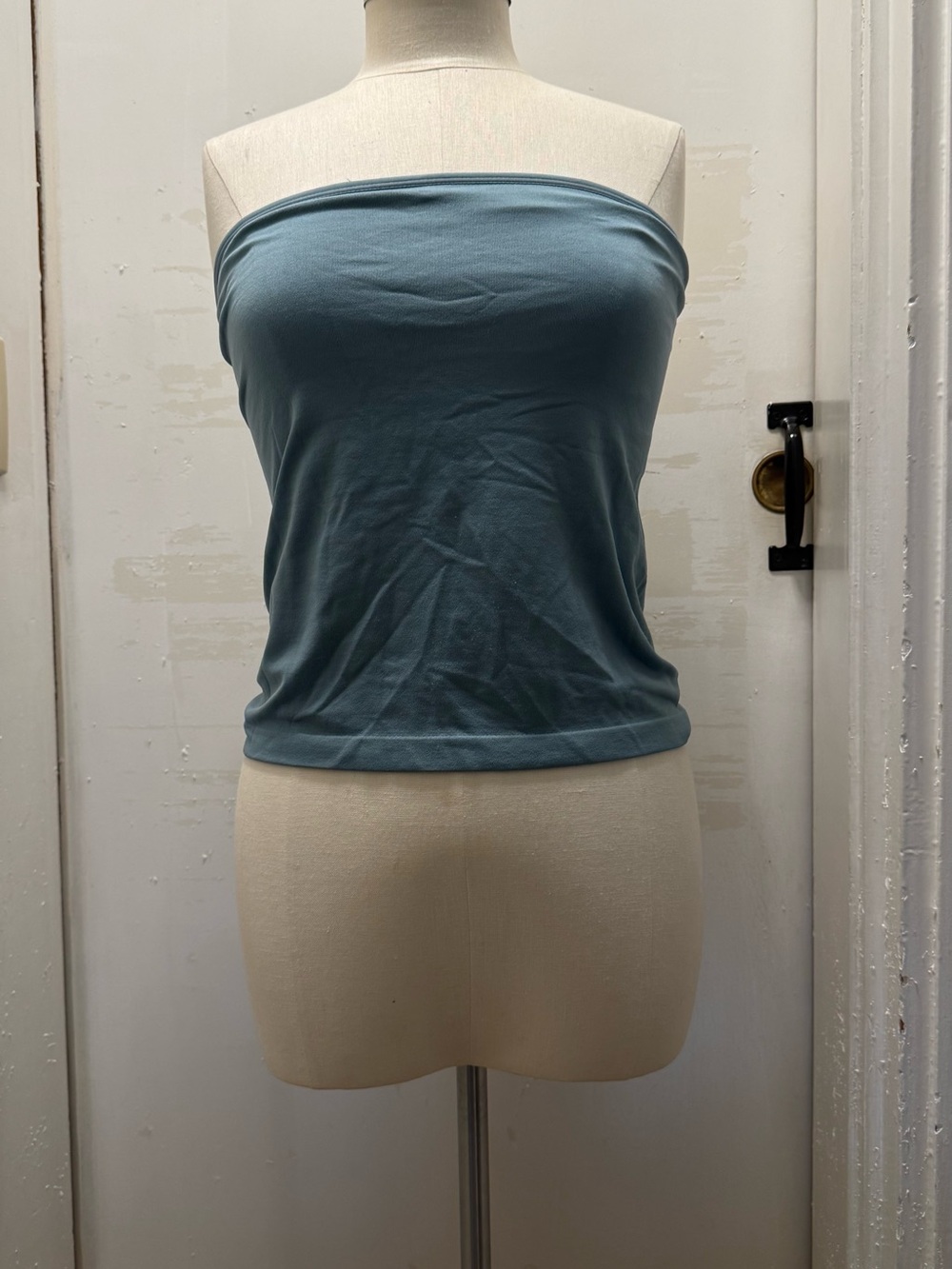 a new day Strapless Tube Top in Slate Blue